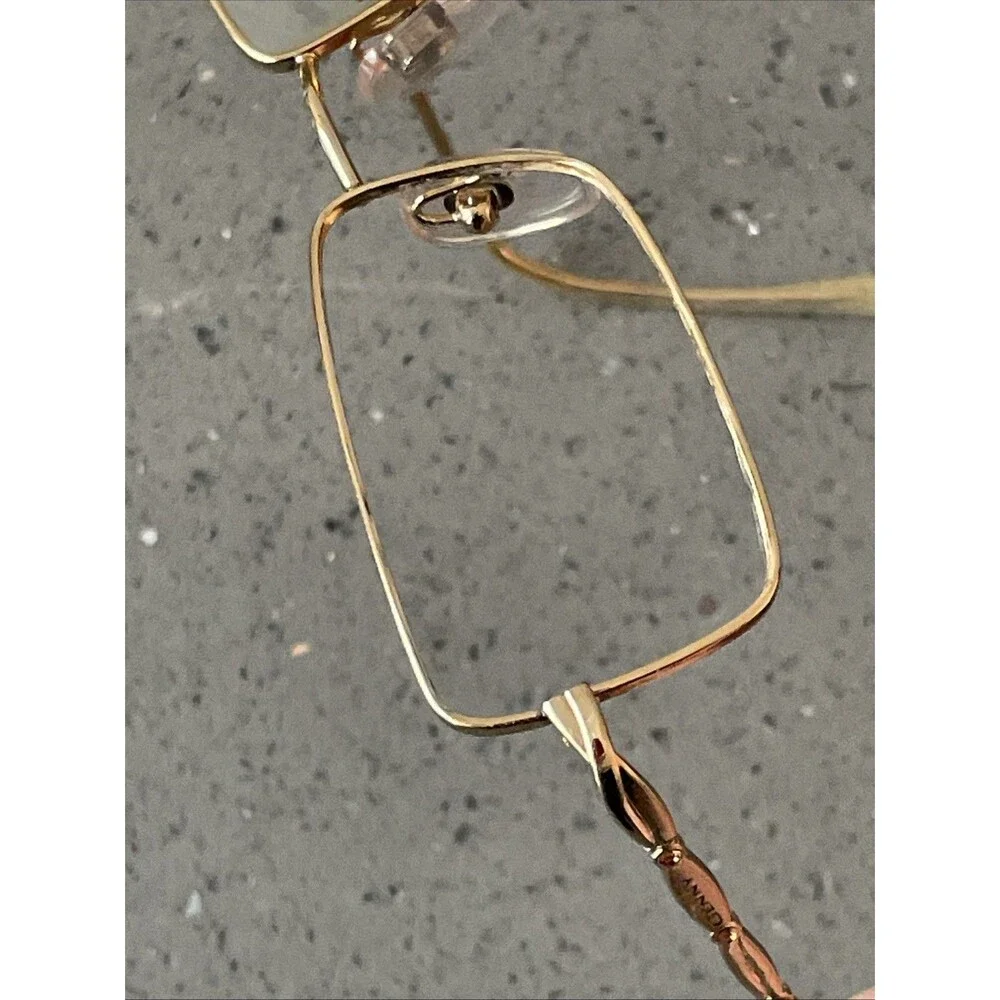 Genny 775-B Eyeglasses Frames ONLY 51-16-135 5001 Italy Full Rim rectangle